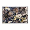 World Rug Gallery Modern Bright Flowers Non-Slip Area Rug 2' x 3' Cream 503CREAM2X3